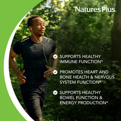 NaturesPlus Magnesium new packaging design box on shelf.
