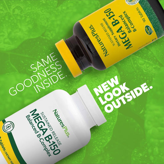 NaturesPlus Mega B-150 two-pack highlighting value and ongoing use