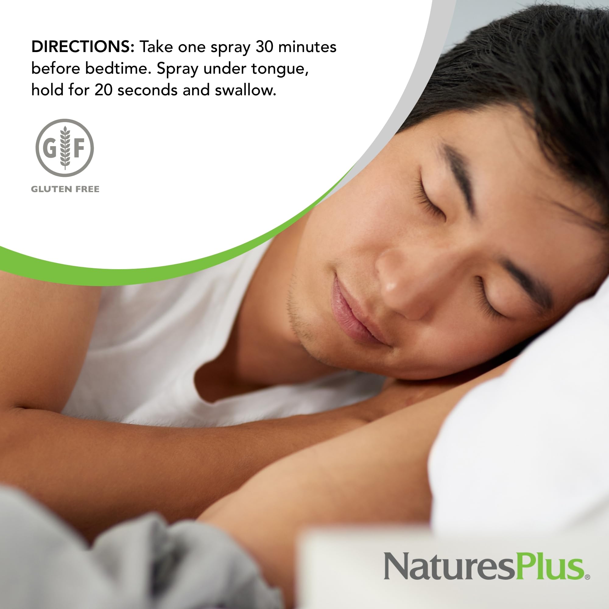 NaturesPlus Melatonin Spray pack of two bottles for convenient nightly routine.