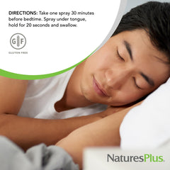 NaturesPlus Melatonin Spray pack of two bottles for convenient nightly routine.