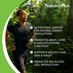 NaturesPlus Pantothenic Acid dosage schedule illustration for gradual daily release