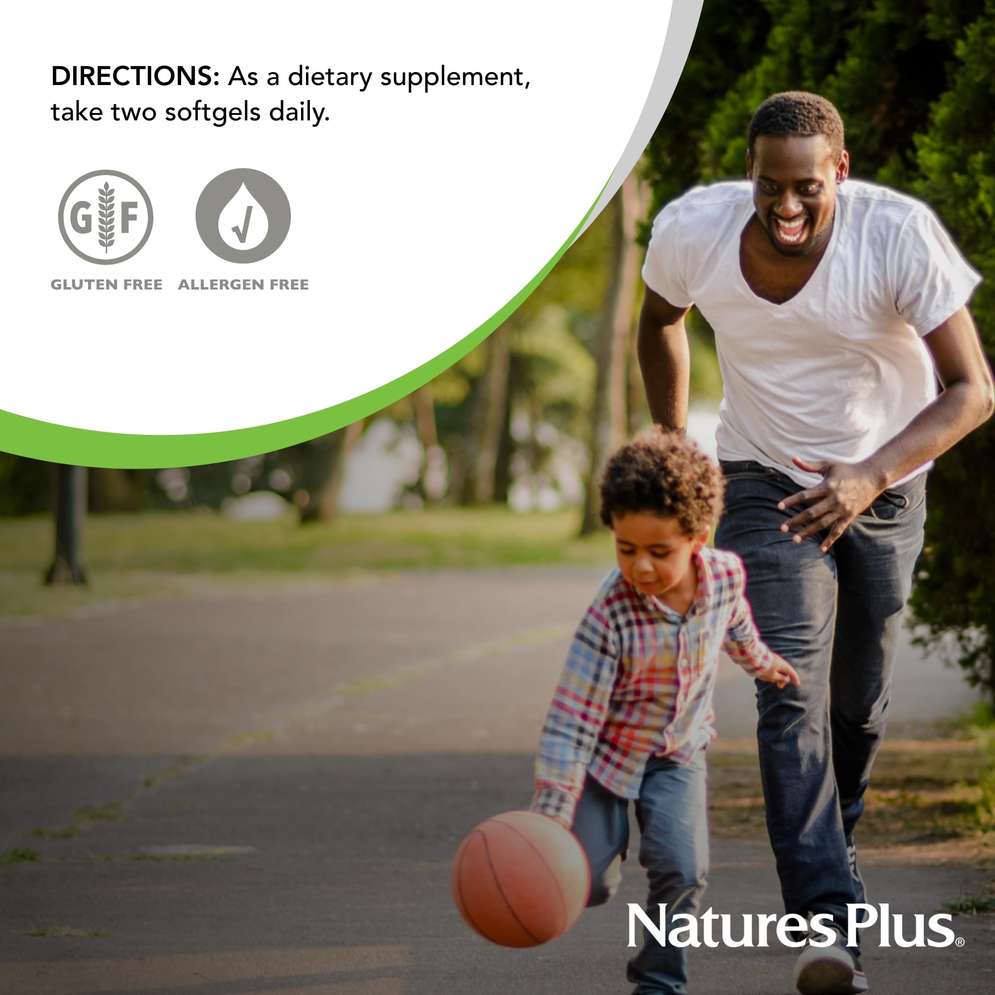 NaturesPlus ProstActin bottle on shelf with natural imagery for easy daily routine