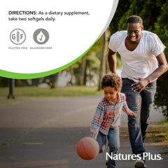 NaturesPlus ProstActin bottle on shelf with natural imagery for easy daily routine