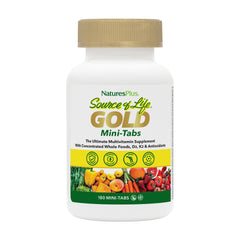 NaturesPlus Source of Life Gold bottle front view for daily energy support
