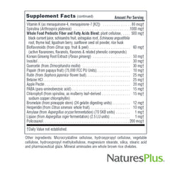 NaturesPlus Source of Life No Iron daily-use capsules displayed for morning routine benefits.
