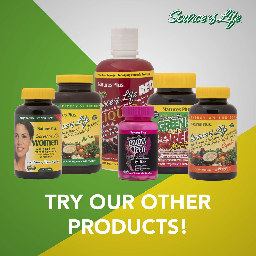 NaturesPlus Source of Life Women liquid close-up with berry flavor