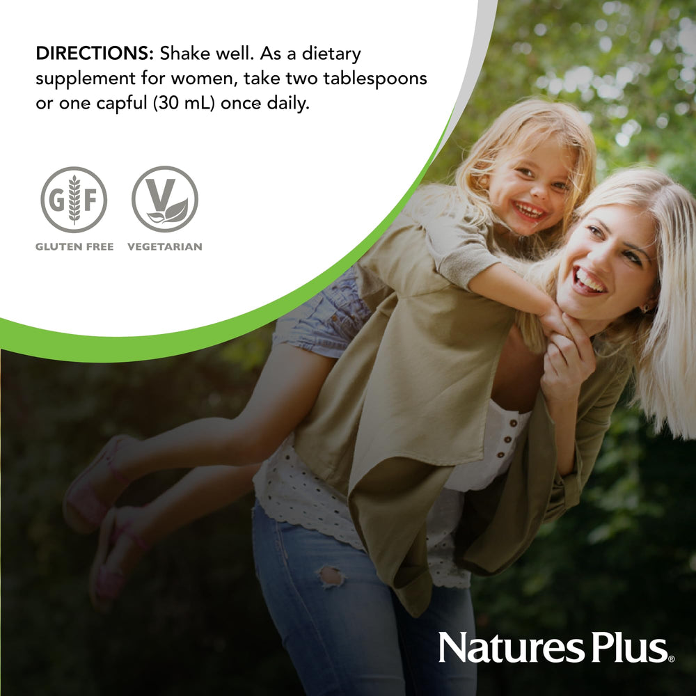 NaturesPlus Source of Life Women liquid bottle stored in fridge after opening for freshness