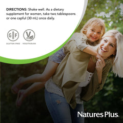 NaturesPlus Source of Life Women liquid bottle stored in fridge after opening for freshness