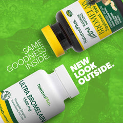 Front packaging of NaturesPlus Ultra Bromelain highlights potency and purity for everyday use.