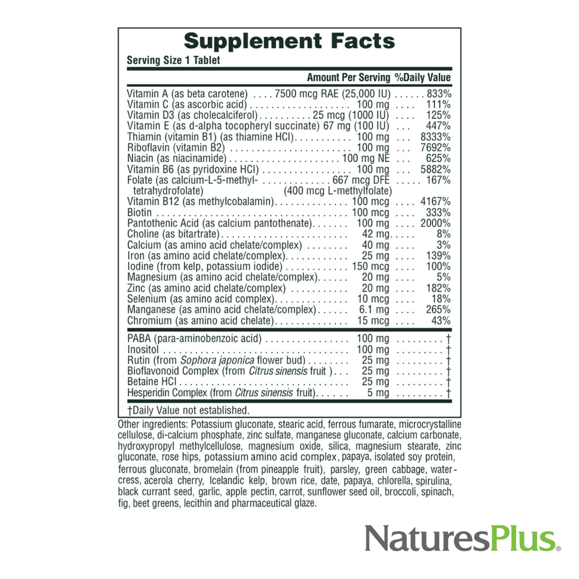 Nature'sPlus Ultra II Daily bottle on white background for easy daily use.