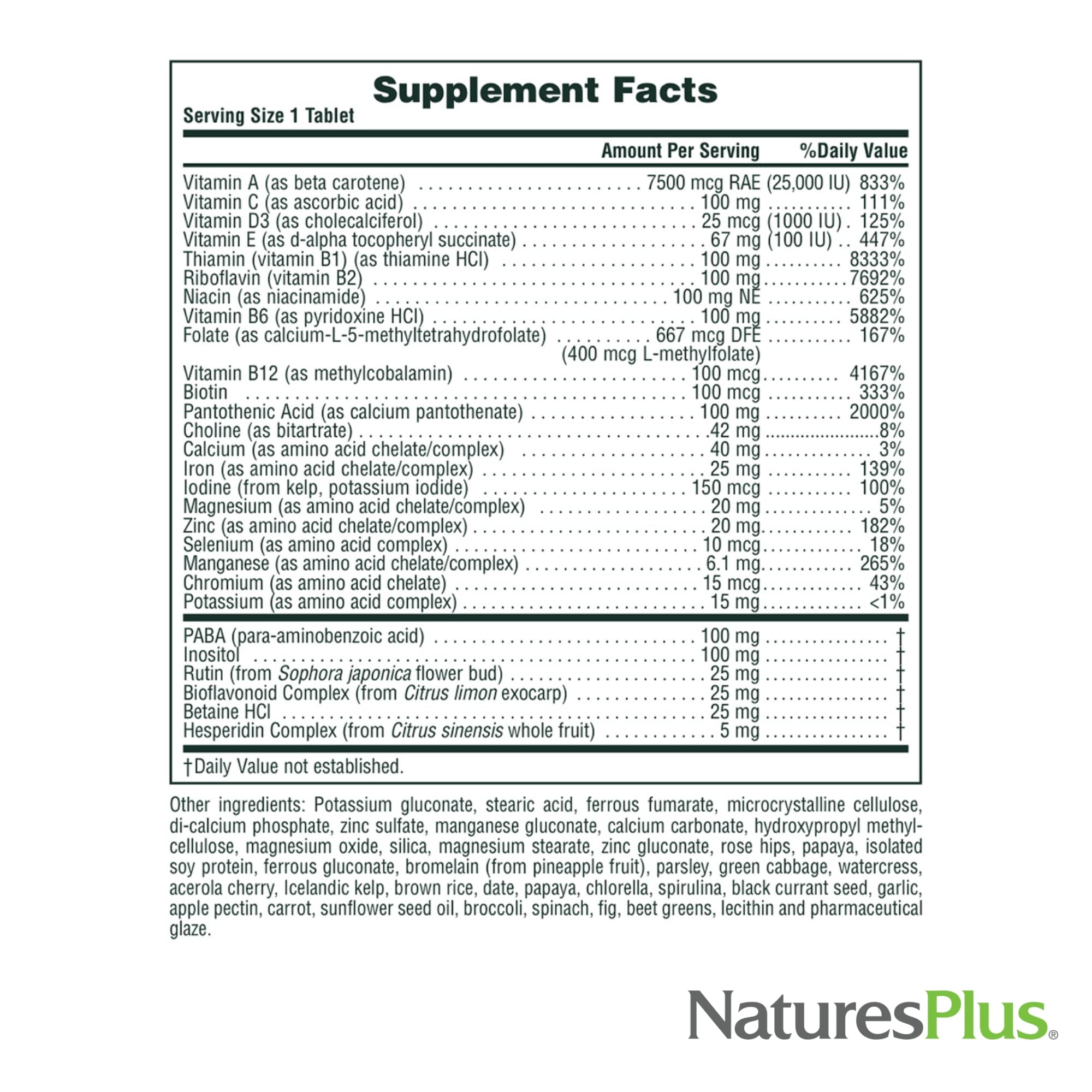 NaturesPlus Ultra II Daily sustained-release tablet demonstrates gradual ingredient delivery