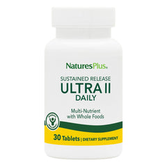 NaturesPlus Ultra II Daily tablets close-up for daily energy support.