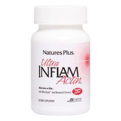 Nature's Plus Ultra InflamActin bottle front for daily joint comfort support.