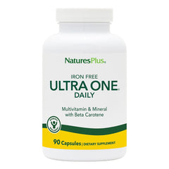 NaturesPlus Ultra One Daily Iron-Free bottle front view for overall wellness support