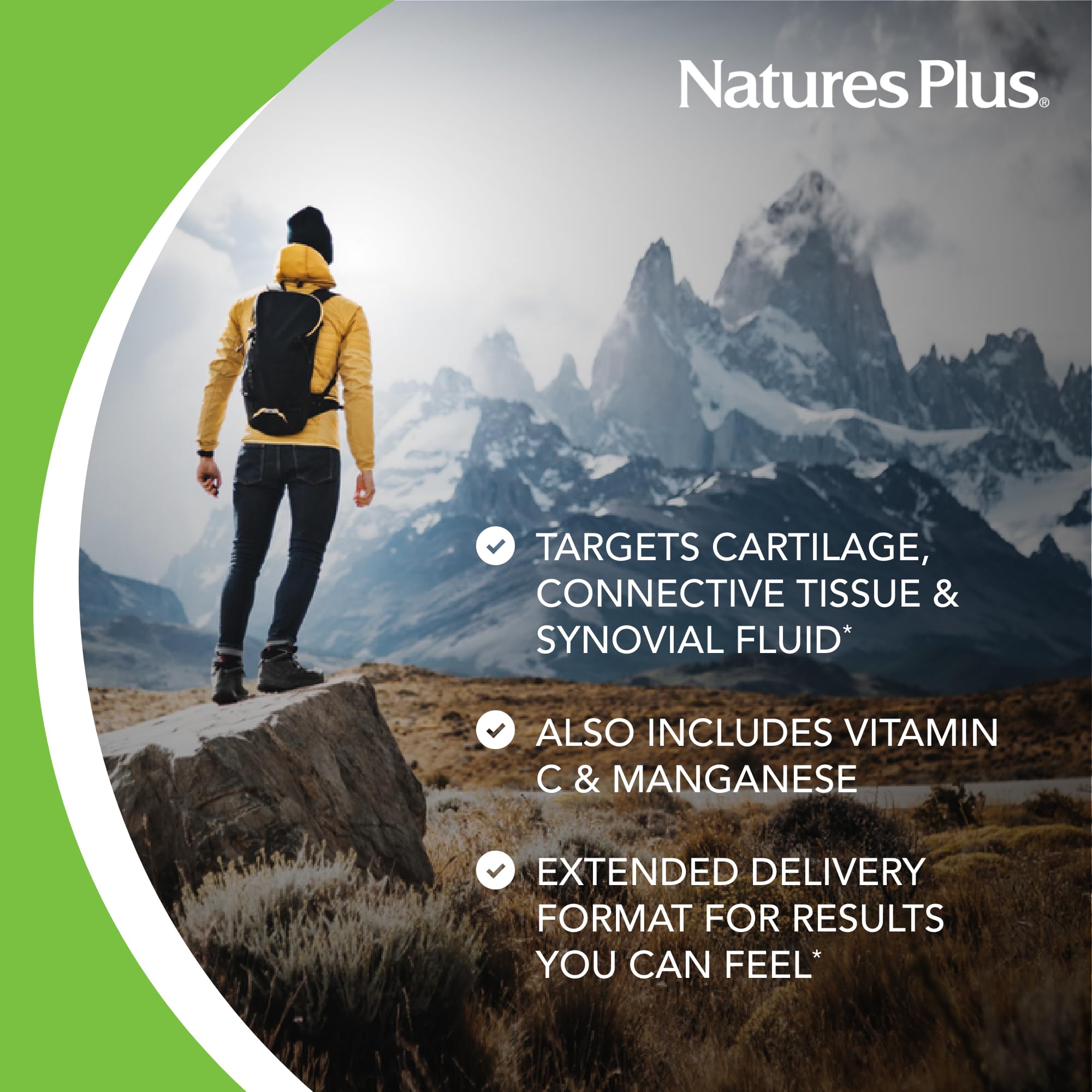 Two-bottle pack of NaturesPlus Ultra Rx-Joint supports ongoing use and value.