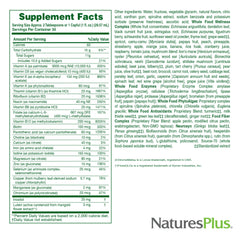 Glass of prepared NaturesPlus Ultra Source of Life Liquid ready for daily ritual
