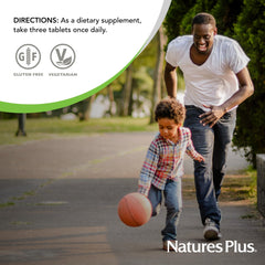 NaturesPlus Ultra Source of Life No-Iron nutrition facts and 60 servings