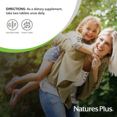 NaturesPlus Women’s Ultra Hair Plus packaging highlights quality ingredients