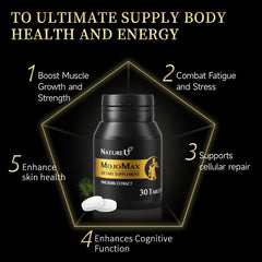 NatureU L-Citrulline Pine Bark bottle back label shows ingredients and directions.