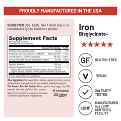 NatureWise methylcobalamin B12 and L-5-MTHF folate support red blood cell health.