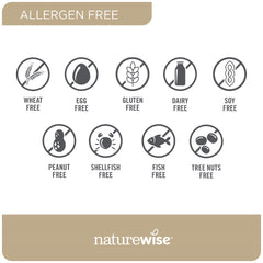 Antioxidant and immune blends on NatureWise Multivitamin packaging.
