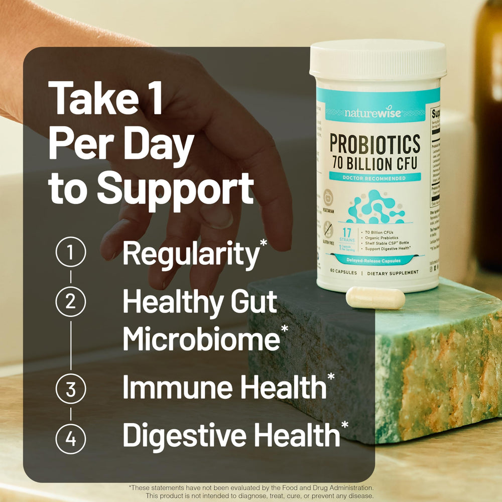 Third-party testing seal on NatureWise Probiotics