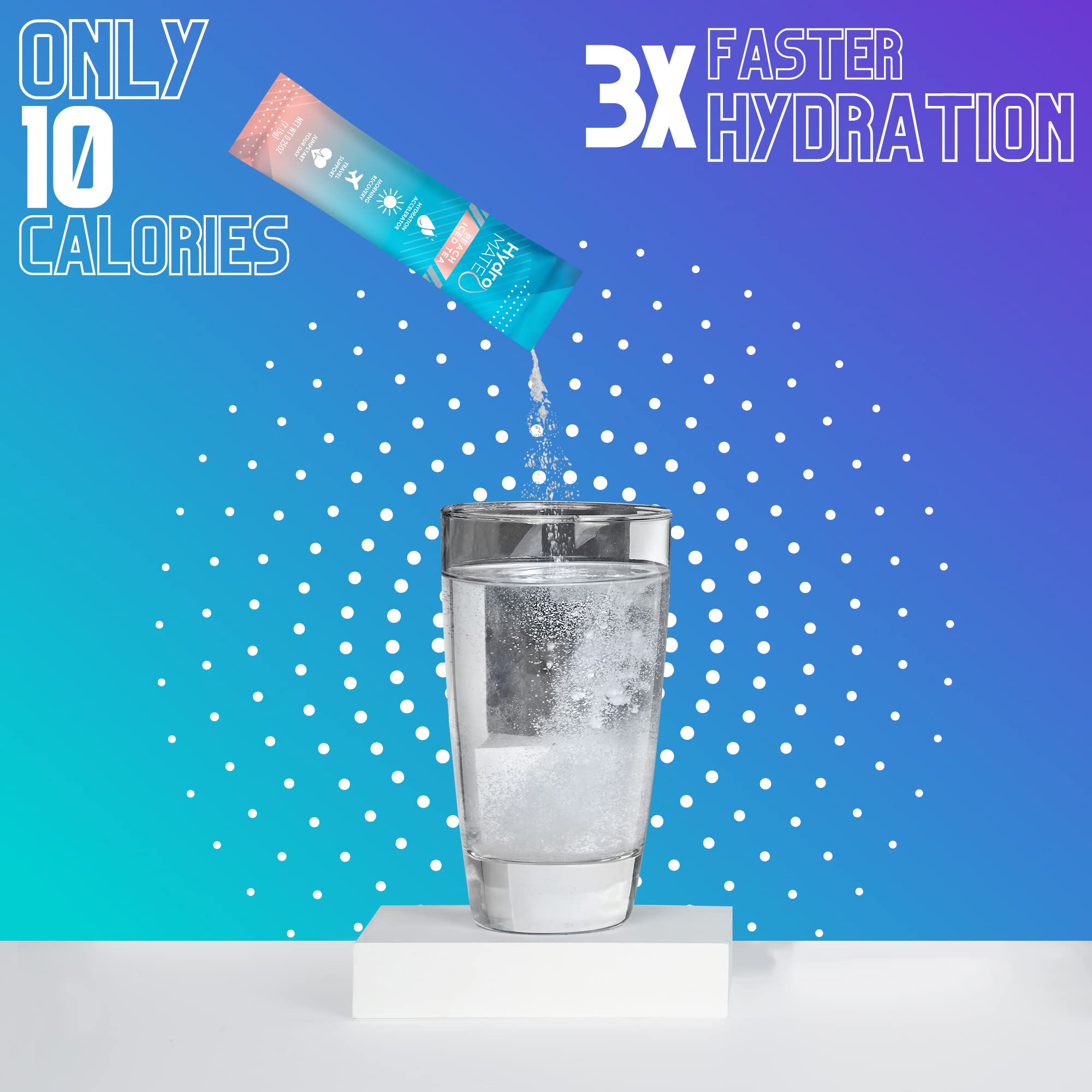 NatureWorks HydroMATE served over ice, signaling a refreshing hydration option.