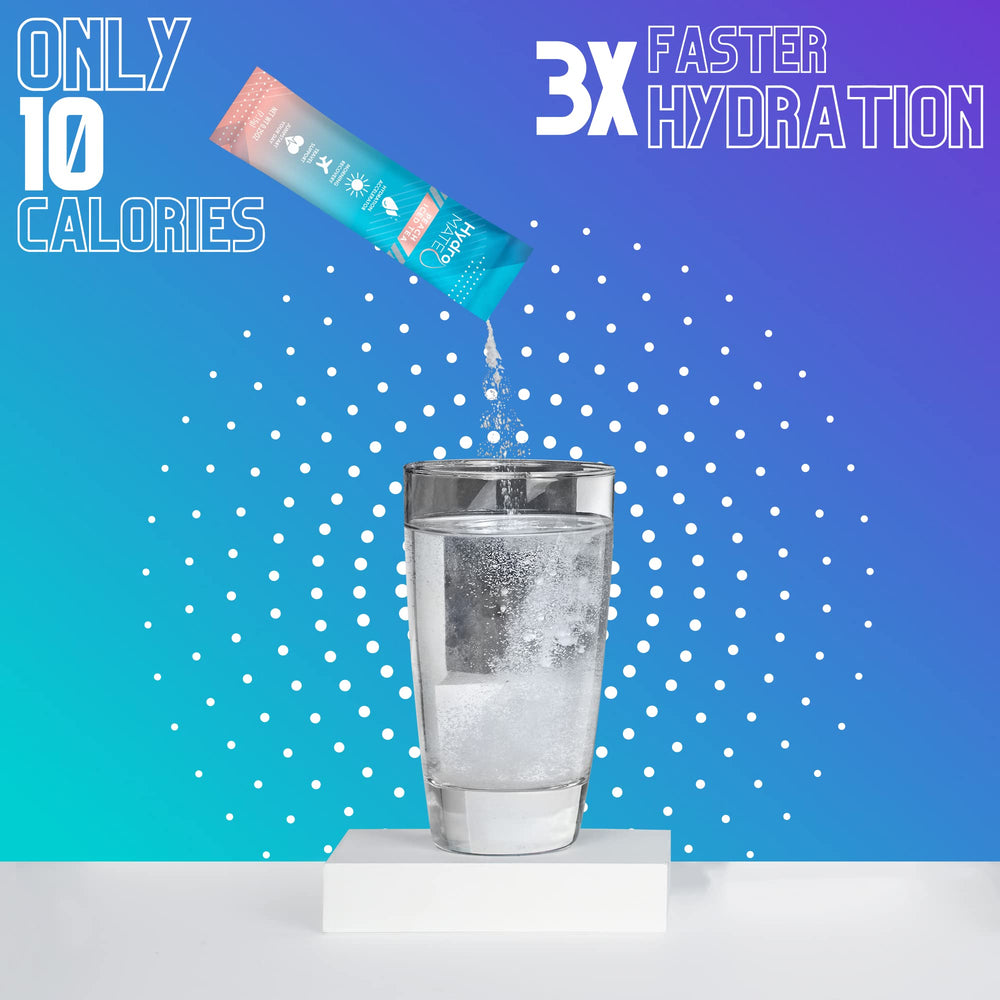 NatureWorks HydroMATE served over ice, signaling a refreshing hydration option.