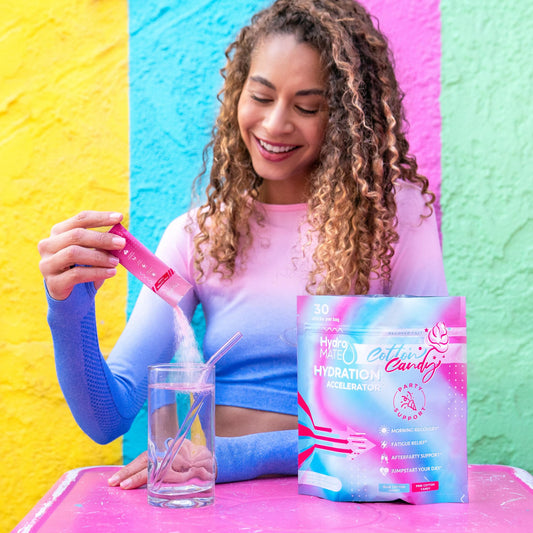 NatureWorks HydroMATE travel-ready packets for on-the-go hydration