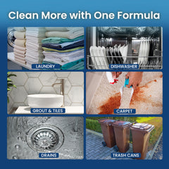 Naturgenix Sodium Percarbonate Powder for stain removal on fabrics and surfaces.