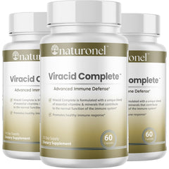 Naturonel Viracid Complete bottle front shows premium immune formula