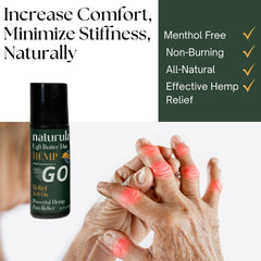 Naturulz Ugli Butter Roll-On used on back and knees for soreness