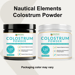 Nautical Elements Colostrum Powder features a blend of bioactive components to help you plan your routine.