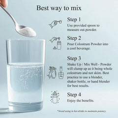 Nautical Elements Colostrum Powder shake mix blends smoothly.