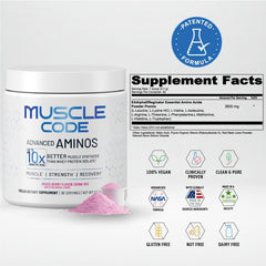Scoop measuring NAUTILUS Muscle Code for precise intake during workouts