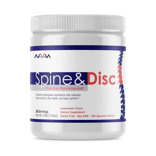 Navan Spine & Disc Osteo turmeric powder with scoop for flexible joints and mobility