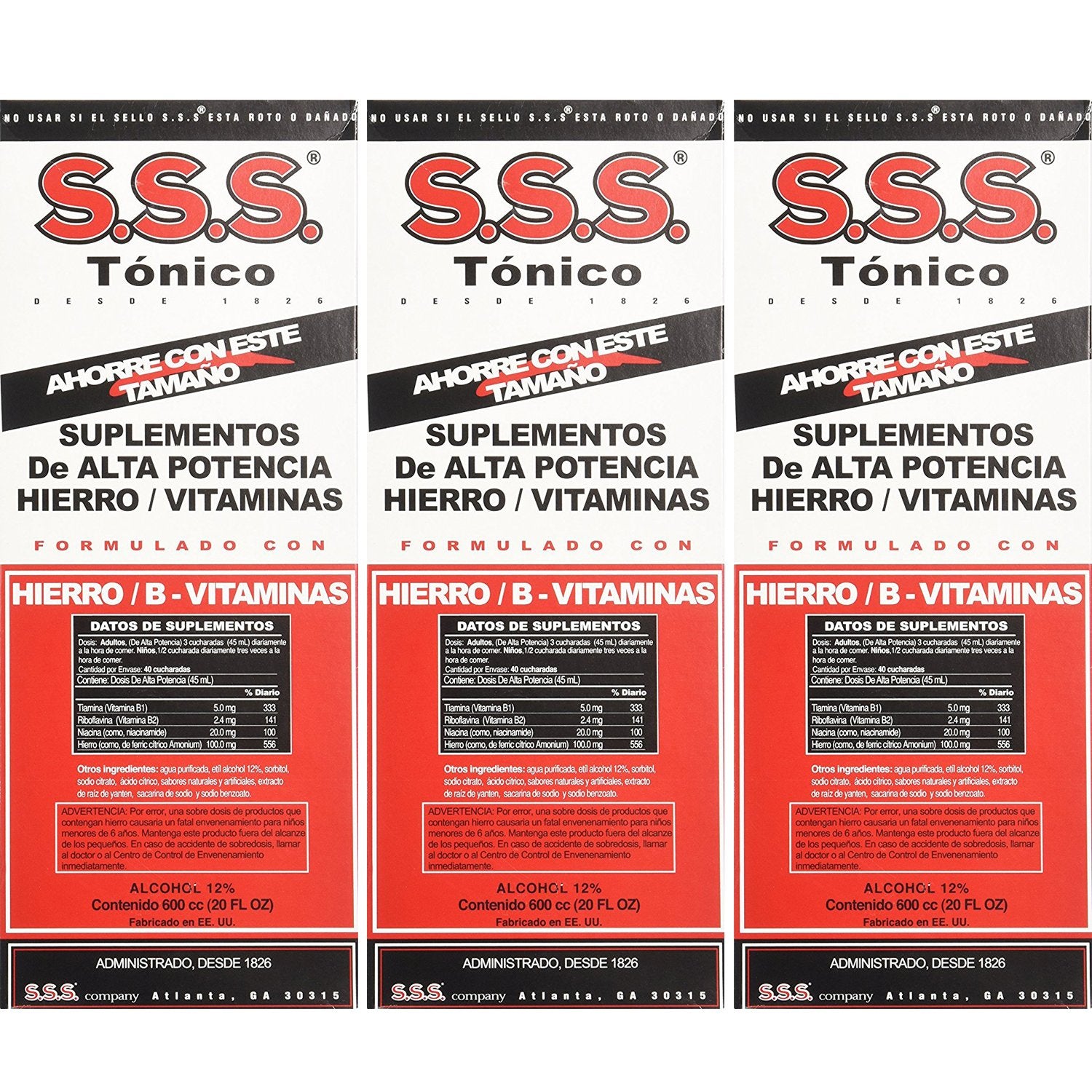 Naweti SSS Tonic three-pack highlights value and convenient stocking at home.