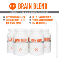 Wellness scene featuring NBI Brain Blend as part of a health routine