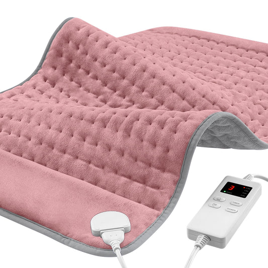 NBKLS heating pad 12x24 plush surface for gentle comfort and warmth