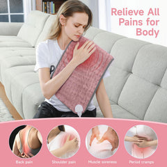NBKLS heating pad with LED controller for quick settings on demand