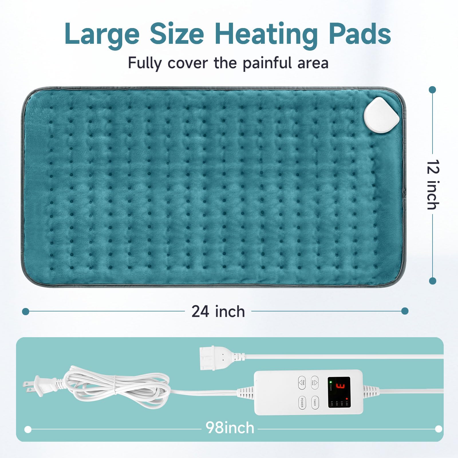 NBKLS LED smart controller lets you adjust heat and timer quickly.