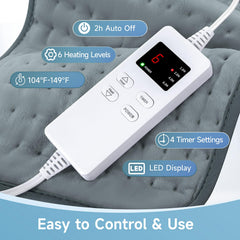 NBKLS heating pad supports moist and dry heat therapy for versatile use.