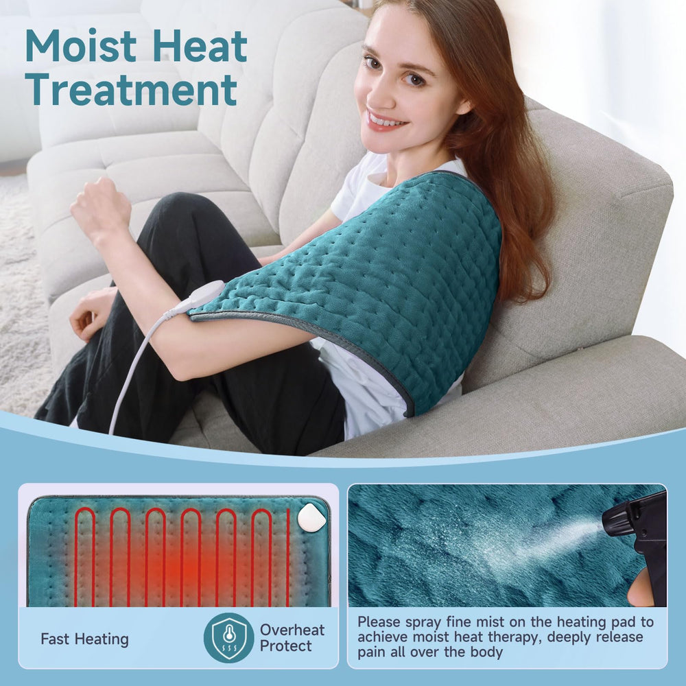 NBKLS moist heat option deepens relaxation when water mist is added.