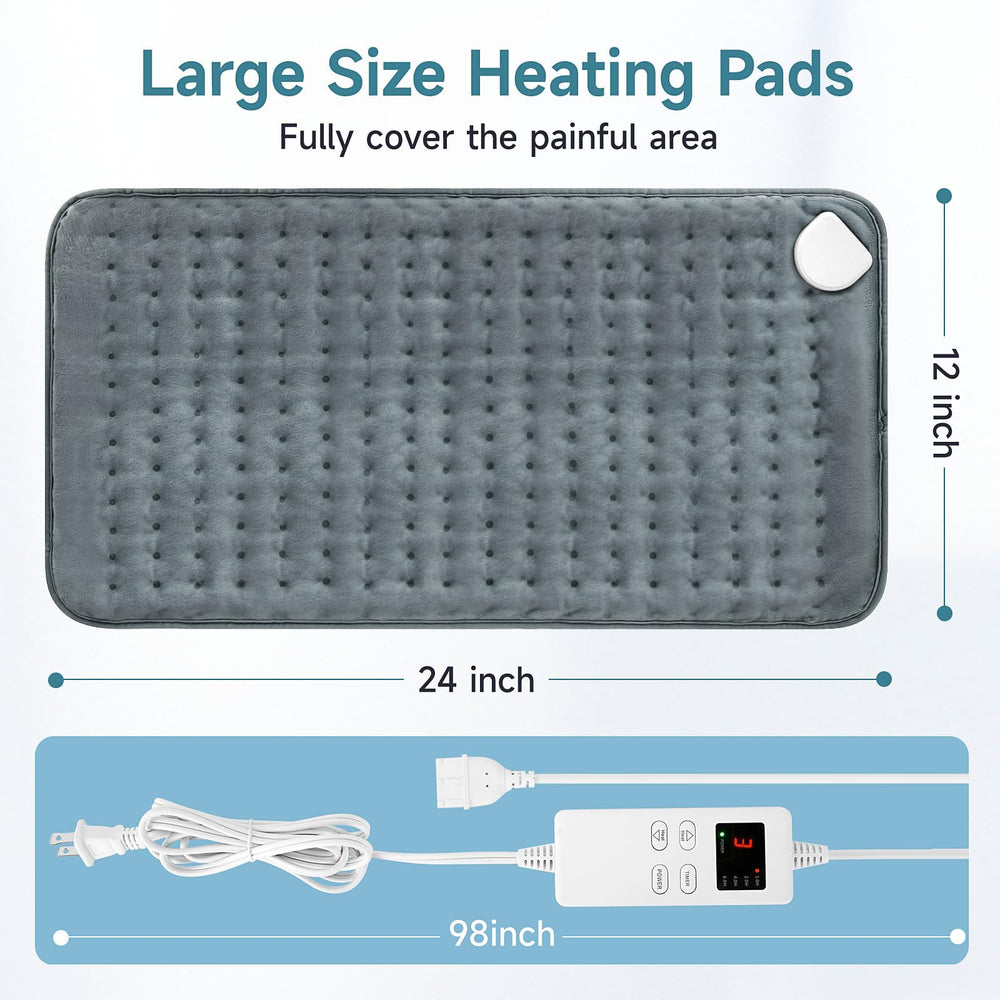 NBKLS heating pad ready for travel with compact portable design.