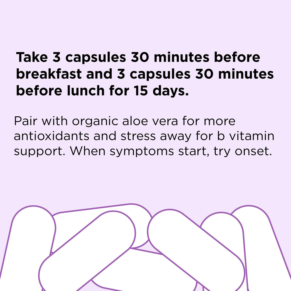 nbpure Immune+ daily dosage of 3 capsules for routine use