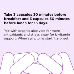 nbpure Immune+ daily dosage of 3 capsules for routine use