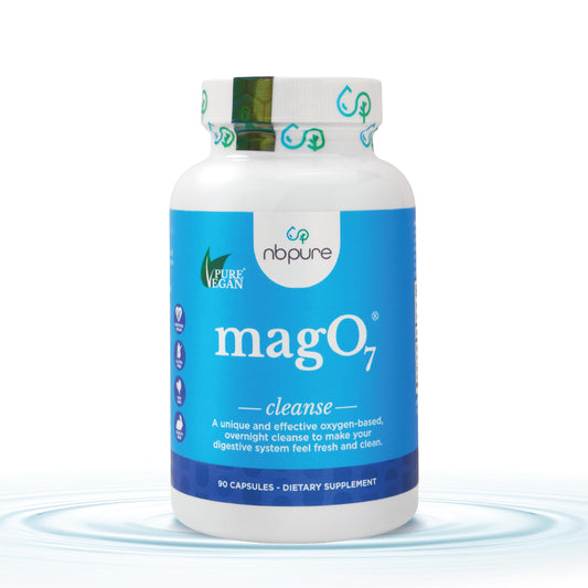 nbpure MagO7 bottle packshot showing an easy nightly detox routine