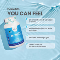 nbpure MagO7 mixed with water demonstrates quick, convenient nightly use.