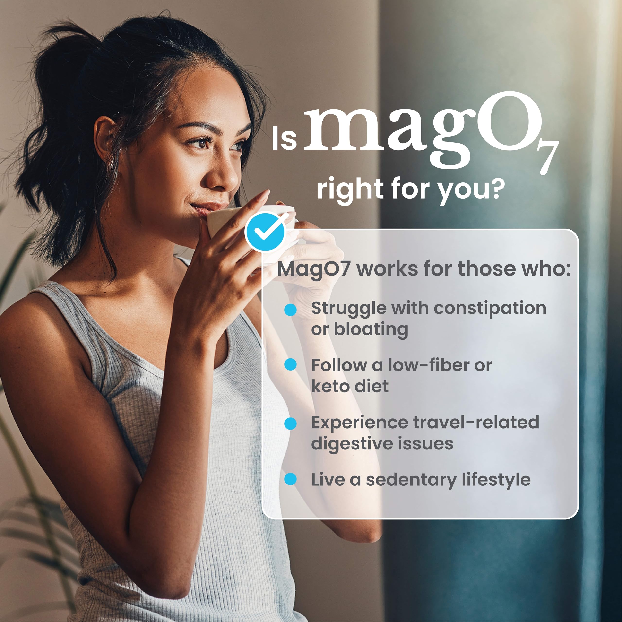 nbpure MagO7 travel pack image indicating convenient constipation relief while away