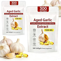 Nchampionba aged garlic extract odorless softgels for convenient daily wellness.